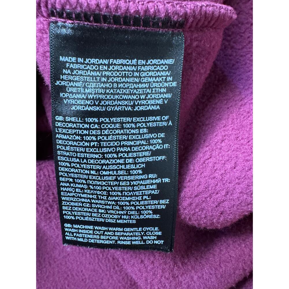 NORTHFACE cragmont fleece jacket Boysenberry-Fiery Red NWT SIZE XXL - Picture 7 of 8